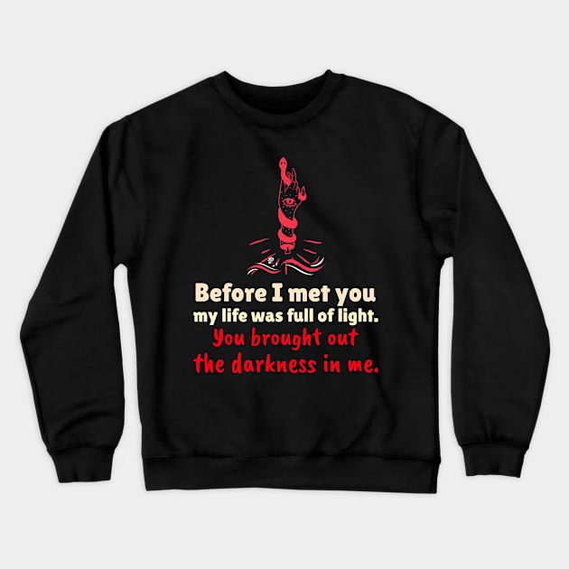 Gothic Romance Crewneck Sweatshirt by MangoJonesLife